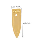 Golden nickel strip from Hands On Fruit Battery Science Kit With Nickel Strips And Electromagnet Parts, 4cm x 1.1cm size