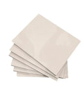 Stack of White PTFE Plastic Sheet 500x500x0.5mm Heavy Duty Pro Grade Plate for electrical insulation and DIY projects