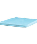 Straight Up Reliable Disposable Underpads For Adults Super Absorbent Leak Proof Incontinence Bed Pads folded in light blue.