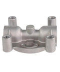 Remote Mount Coolant Filter Head For Cummins KTA19 KTA38 KTA50 Engine Heavy Duty Replacement Part 204163, silver metal component view.