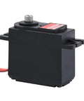 Sick Performance Dope Digital Brushless Servo With Flat Out 8kg Torque Speed For Rc Cars Trucks Offroad Helicopters And Boats Lightweight Carbon Fiber Build, black, side view, compact design.