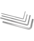 Get A Solid 60-Piece Metric Hex Wrench Set Perfect For 3D Printer Fixes And Home Repairs With Tiny 1.5 To 4mm Allen Key Tools That Are Lightweight, Durable, And Super Easy To Grab Anywhere You Need Fast! silver steel Allen keys in 1.5mm to 4mm sizes