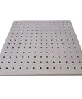 Magnetic Base Stainless Steel Optical Experiment Plate 200x300mm for lab work, showing high-permeability surface with mounting holes.
