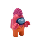 Among Us Airship Playset With Detachable Top And 2 Exclusive Mini Figures, pink and orange mini figure with mohawk hair, 10 inch toy.
