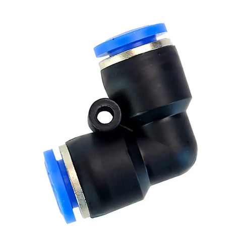 Elbow Push To Connect Fitting One Quarter Inch Pneumatic Air Line 90 Degree Quick Push Lock Adapter