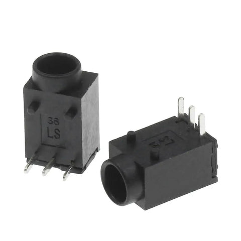 10 Pack Barrel Power Outlet Connectors DC003A DC003 3 Feet Long 5 Volt 2 Amp 3.5 By 1.3 Millimeter Size Plug Cables for DIY Electronics Projects Plug In Ready Durable Versatile Replacement For Car Truck Boat RV And Home Electronics, black 3-pin DC barrel jacks