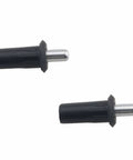 20 Piece Furniture Cabinet Door Connectors and Bulkhead Pins Set for Shutter Repair with Retractable Spring Center Pivot Pins Black