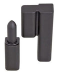 Metal Offset Lift Off Hinges Pack Of 2 Concealed Mount Die Cast Zinc With Black Powder Coat 300 Lb Working Load
