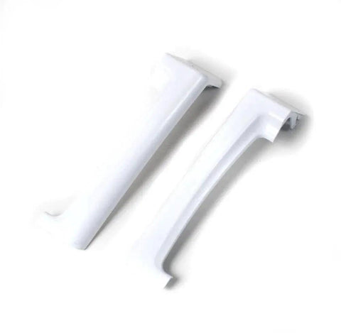 Ditch That Worn Out Washer End Cap Kit And Get A Fresh Fix With This Whirlpool Compatible Set For Left And Right Sides Perfect Fit Plus High Quality Parts To Restore Your Machine To Like New Condition Without Hassle. White plastic left and right washer end cap kit