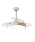 Super Sleek Modern Flush Mount Ceiling Fan With Lights Running Smooth As Butter Airflow Thanks To Whisper Quiet Copper Motor And Adjustable Led Blades With Acrylic Cover