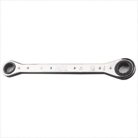 12 Point Ratcheting Box Wrench 13/16 X 15/16 Inch With Full Polish Finish For Corrosion Resistance, double-ended view
