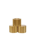 Brass Threaded Insert Knurled Nuts With Straight Knurl for Easy Hand Tightening Through Hole View