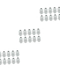 30 Pack M16x1.5 Cable Glands And Connectors, White Polyamide Seals For 5.0-10.0mm Cables, Plug-And-Play Fan Connector M16x1.5