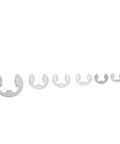 Heavy Duty 300 Piece Stainless Steel E Clip Set M1.2 To M15 Retaining Ring Circlip Assortment Kit on white background