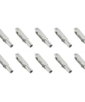 10 Pieces M3 Thread Self Locking Metal Clevis Quick Link Steel Clevis For Fixed Wing RC Airplane And Helicopter Models Replacement Parts