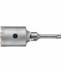 Bosch T3911SC 1-3/16 in. SDS-Plus Speedcore Thin-Wall Core Bit, side view, silver metal body