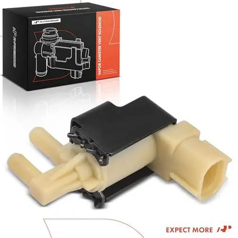 Vapor Canister Vent Solenoid Valve For Toyota Corolla 2000 to 2004 Matrix 2003 to 2004 and 2005 AWD Prizm 2000 to 2002 And Pontiac Vibe 2003 to 2005 1.8L Replacement EVAP Purge Valve Plug And Play Easy Install with packaging