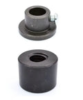 Steel nut and base for Trapezoidal Lead Screw Set With Hand Wheel And Crank, manual linear motion components.