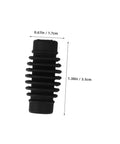 Dope Steam Wand Guard For Espresso Machines, Heat Insulation Pad, Burn Prevention Rubber Sleeve shown with dimensions