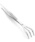 Precision Bonsai Tweezers And Rake Scraper Tool Set For Detailed Shaping And Soil Maintenance Stainless Steel Hand Tools For Plant Care Ideal For Hobbyists And Professionals Model JTT02 stainless steel bonsai tweezers