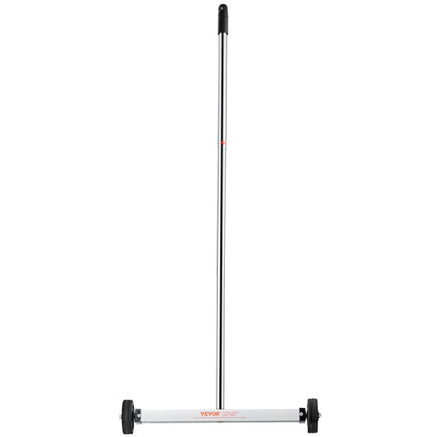 Magnetic Pick Up Sweeper 17 Inch Heavy Duty Magnet For Yard Cleanup Nails Bolts And Metal Debris Telescoping Handle With Wheels DIY Friendly Lawn And Construction Magnet Tool For Quick Easy Cleanup