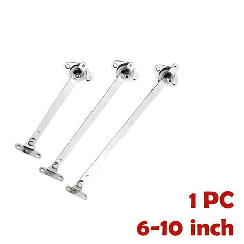 Stainless Steel Cabinet Lid Lift Up Support Hinge Strut For Cupboard Doors Heavy Duty Flap Stay Turn Down Bracket Adjustable