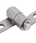 Friction Hinge For Cabinets And Closet Doors By KLYMY Built To Last 0.1Nm Iron Nickel Plated Torque Type Hinge Silver Tone For Internal Doors Cupboard Wardrobe 1 Pack.