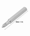 Top Quality Phone Repair Kit Featuring 10 Piece Hex Shank Drill Bits With Plum And Star Tips Made From Tough S2 Steel For DIY Smartphone Fixes And Tiny Screw Projects, 28mm bit