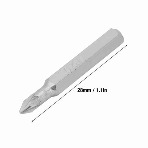 Top Quality Phone Repair Kit Featuring 10 Piece Hex Shank Drill Bits With Plum And Star Tips Made From Tough S2 Steel For DIY Smartphone Fixes And Tiny Screw Projects, 28mm bit