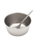 Titanium Trek Camping Bowl Ultralight And Durable For Hiking And Backpacking Stackable Outdoor Kitchen Essential That Fits Your Pack with spoon