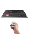 4 Channel Mini Car CCTV Quad Video Splitter And Processor Switcher For Onboard Cameras Real Time Quad View With Remote Control