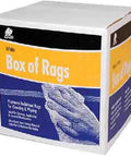 Absorbent White Recycled T Shirt Cloth Rags Box For All Purpose Wiping Cleaning And Polishing Made From 100 Percent Recycled Materials Great For Auto Detailing Garage Home Shop Use Works Like A Charm Lint Free Quality.