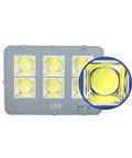 JUDYSSY Home Floodlight,Outdoor Waterproof Led Projection Lamp Open Door Lighting with six LED bulbs and aluminum housing.