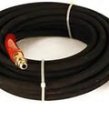 Heavy Duty 6000 PSI Pressure Washer Hose with Double Wire Braid for Commercial Use three eighths inch by one hundred feet black tough cover