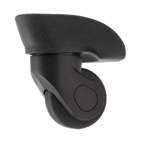 Kick Squeaky Wheels To The Curb With These Silent Swivel Suitcase Wheels; black swivel caster for easy rolling.