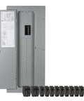 200A Main Breaker Load Center 1-Phase 120/240 VAC, 32 Spaces 40-Circuit Panel with Pre-Installed Main as seen from the front