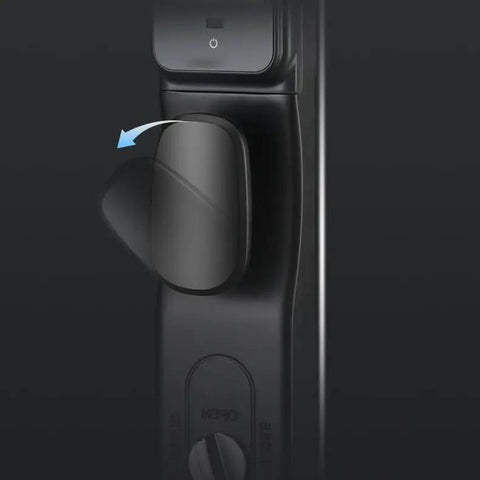 Hassle Free Smart Door Lock Featuring Advanced Fingerprint Recognition Magnetic Card Swipe And Password Keyless Entry With Auto Locking Deadbolt Silent Quiet Motor For Rock Solid Home Security