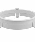 Easy Install 4 Position Snap Portable AC Exhaust Hose Connector With 6.69 Inch Outer Diameter And 5.9 Inch Inner Diameter Replacement Fits Old Version KYR35 KY25 JHS And Vissani Portable Air Conditioners white ABS snap-on ring connector