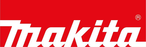 Makita logo displayed on a red background.