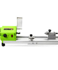 Mini Wood Lathe for Benchtop DIY Projects, Micro Woodturning Lathe With Grinding and Polishing, Beads and Small Parts Ready, Drill Rotary Tool Set