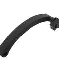 Heavy Duty Truck Wheel Balancer Pull Handle Precision Plastic Tire Gauge Replacement, curved black polypropylene handle for tire balancing.