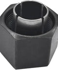 Half Inch Router Collet And Nut Set, 12.7mm Self-Releasing Design, 2 Pack, close-up view of collet and nut