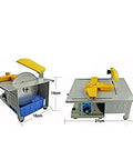 Pro Grade Jewelry Polisher Buffer Bench Lathe Set With Jade Grinder And Flexible Shaft Mini Table Saw side view