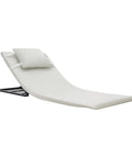 Electric Adjustable Bed Backrest With Remote For Reclining 80 Degrees, Heavy Duty Foldable Support For Seniors And Disabled Up To 330 Lbs, Thick Sponge And Removable Pillow Beige in inclined position with pillow.