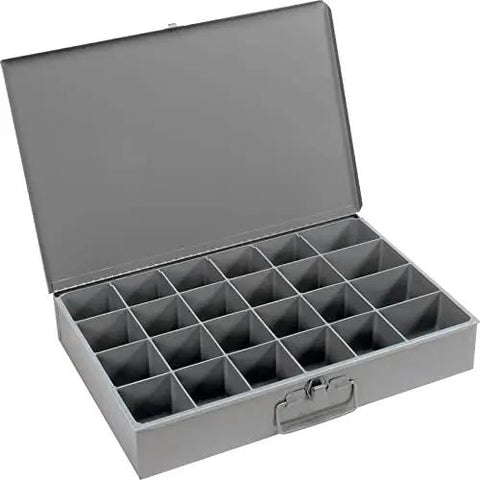 Open metal drawer of 1,275-Piece Grade 8 Coarse Thread Metal Fastener Drawer Set With Hex Cap Screws, Nuts, Lock Washers And Flat Washers In Yellow Zinc Finish, Heavy-Duty Metal Drawer Kit, ISO 9001 Certified