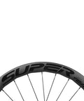 Carbon Road Disc Brake Wheelset 700c Tubeless Ready 50C 25mm U Shape Center Lock rim close-up with spokes