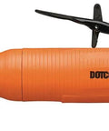 Top Shelf Pneumatic Die Grinder With One Quarter Inch NPT Female Air Inlet and Medium Duty Frame visible in orange color.