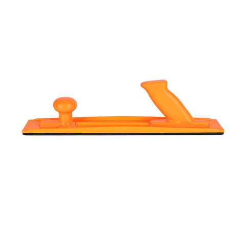 Orange push block from Five Piece Push Block And Push Stick Set For Woodworking Safety