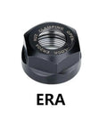 Precision ER Collet Nut Kit For CNC Lathe And Milling Machine, black steel nut, fits ER8 ER11 ER16 ER20 chucks.