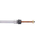 Adjustable Pen Mandrel For Woodturning MT1 6mm Diameter Steel Lathe Tool with brass nut and exposed shank